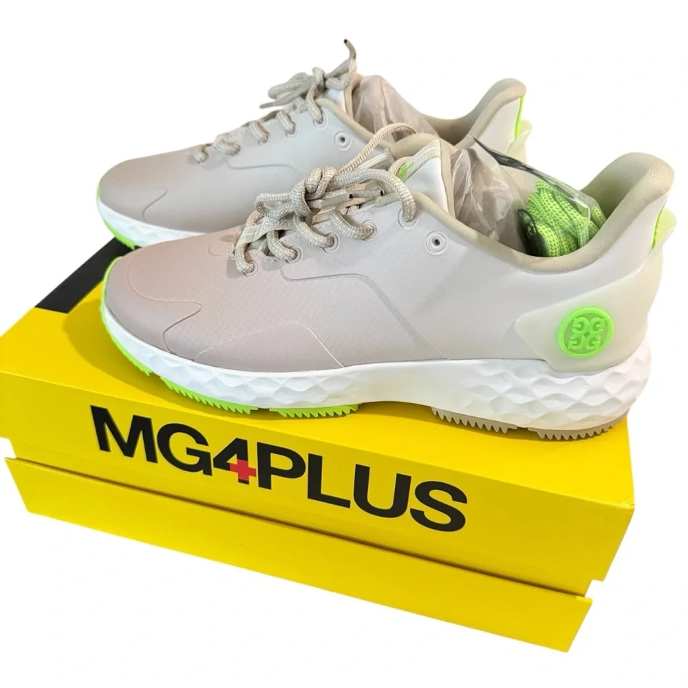 G/FORE Size 8.5 Waterproof Womens MG4+ Gradient Golf Shoes - Stone New in Box - Picture 1 of 9